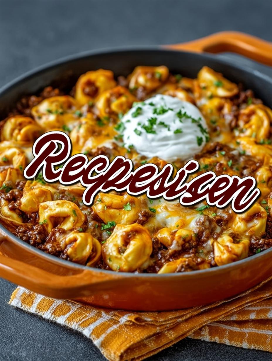 Irresistible Cheesy Beef Enchilada Tortellini step photo