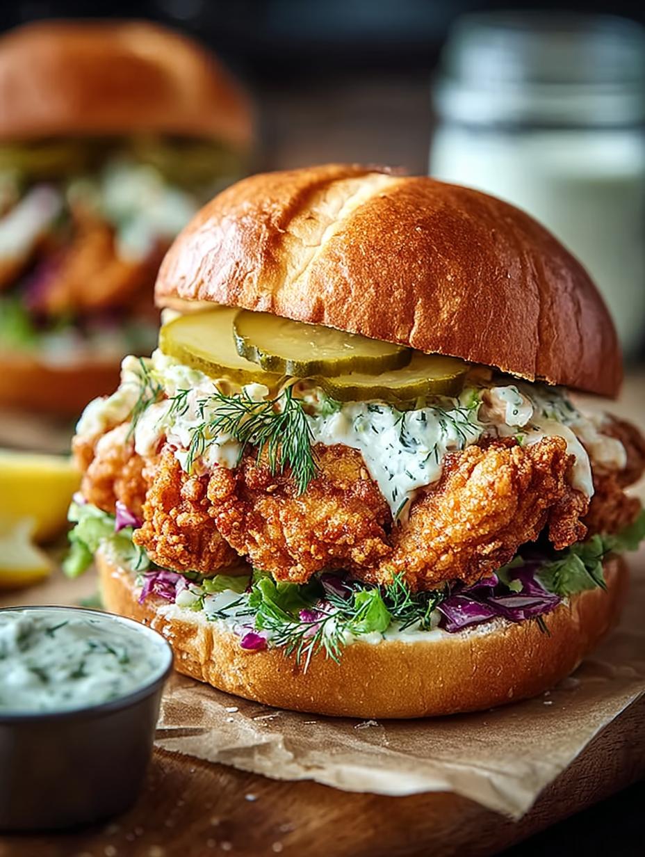 Crispy Dill Chicken Sandwich step photo