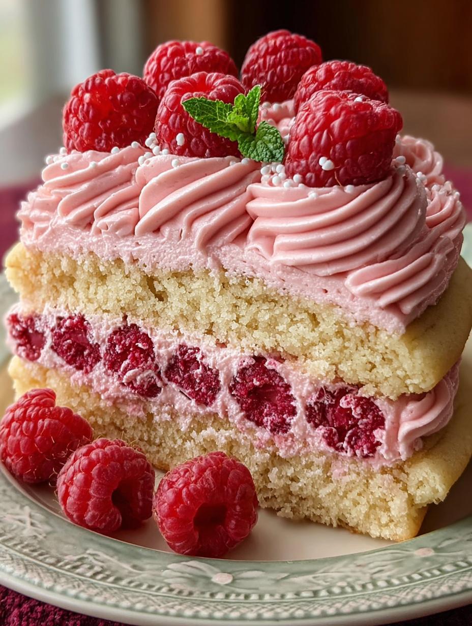 Decadent Giant Sugar Cookie with Raspberry Buttercream ingredients