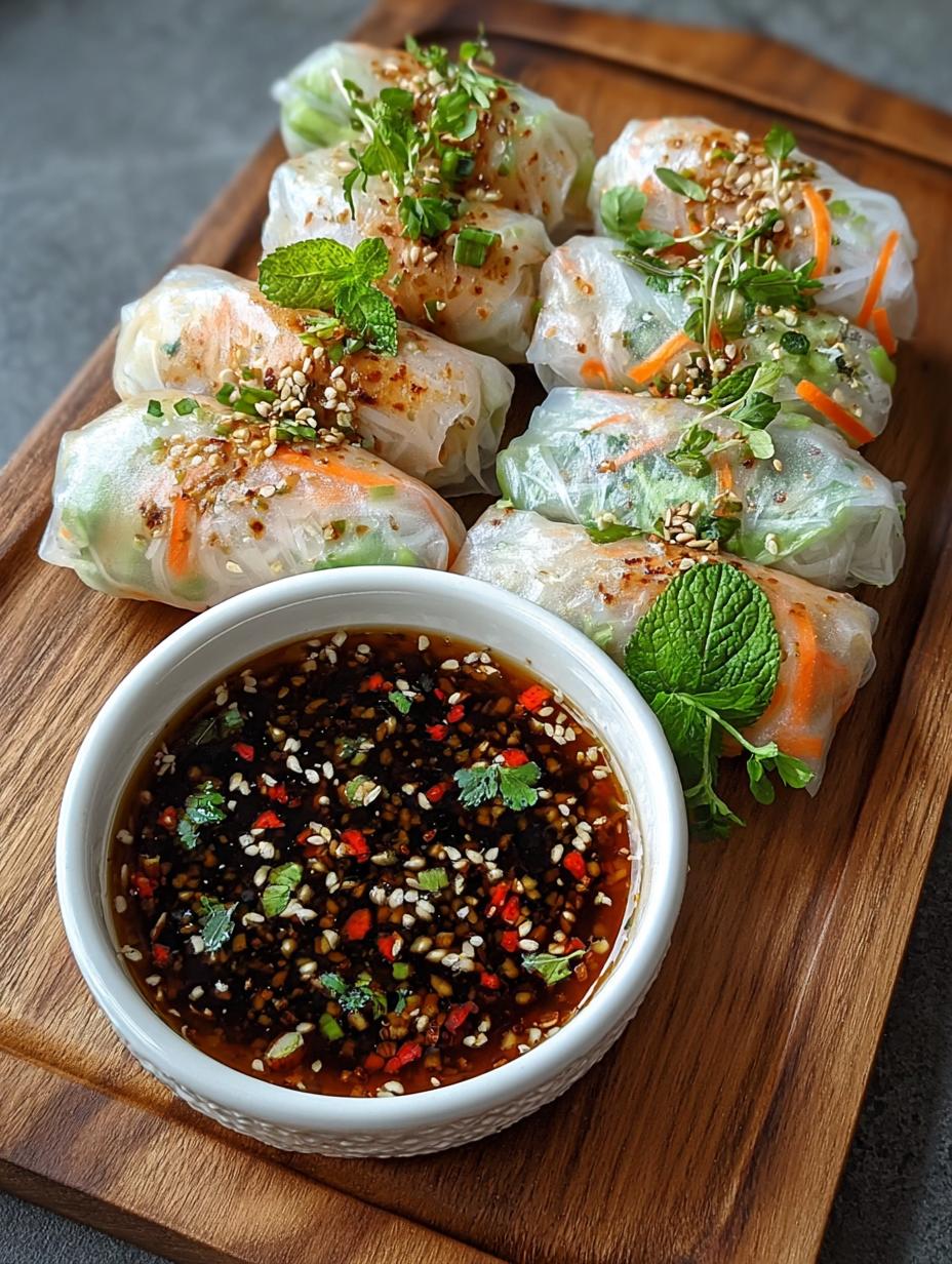 Air Fryer Rice Paper Noodle Rolls You’ll Love directions