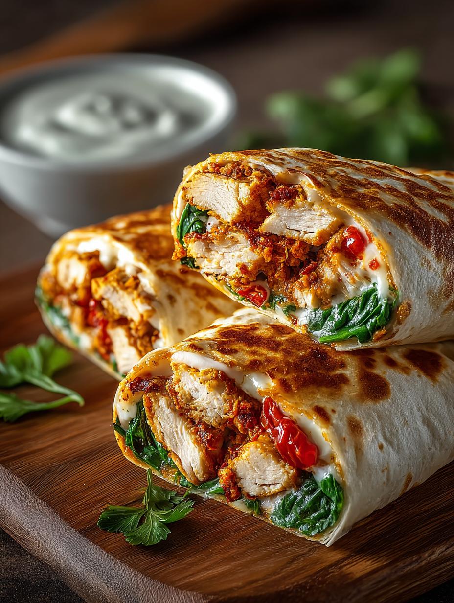 Crispy Chicken Mozzarella Wraps for Flavor-Packed Meals directions