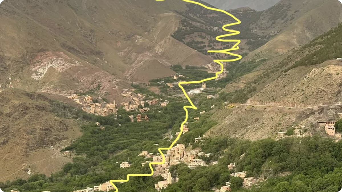 Talamrout Summit hike near Imlil, one of the best treks in the High Atlas Mountains
