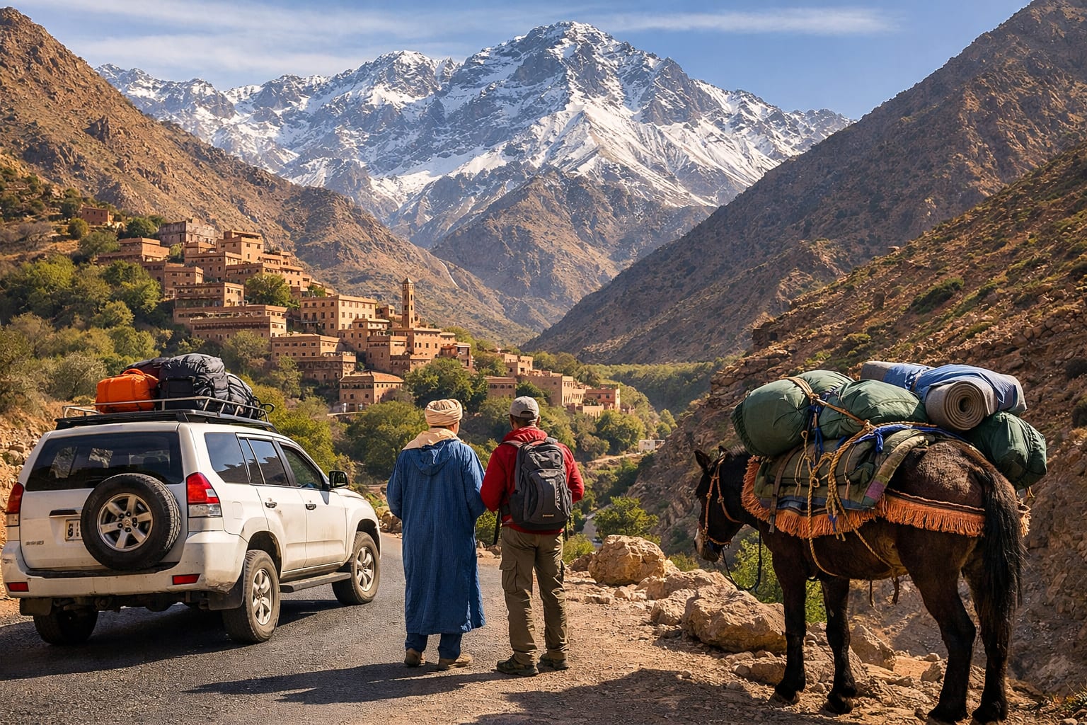 Best Treks to Do in Imlil Besides Mount Toubkal