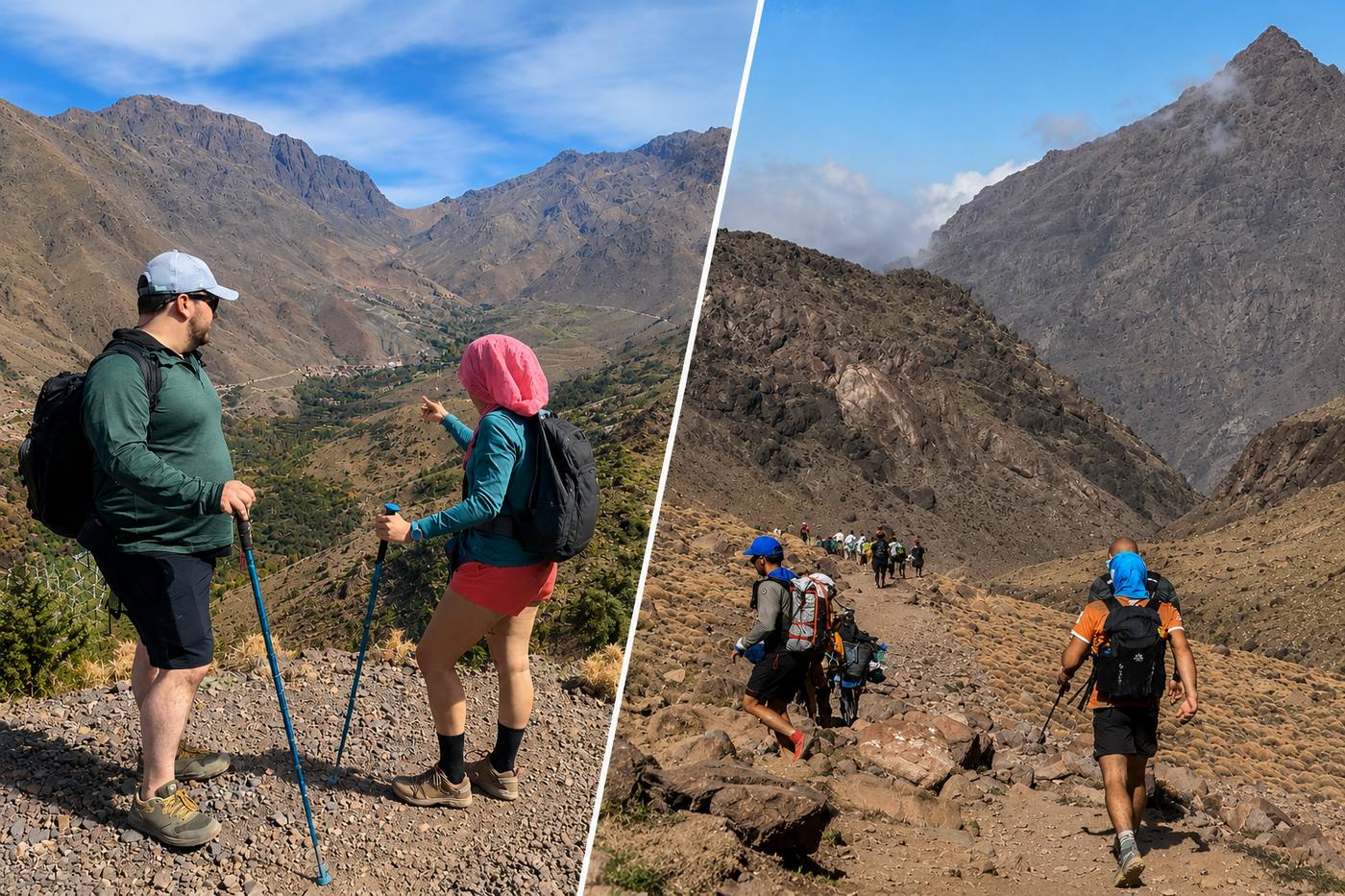 5-Day Imnane, Azzaden Valleys & Mount Toubkal Trek from Marrakech