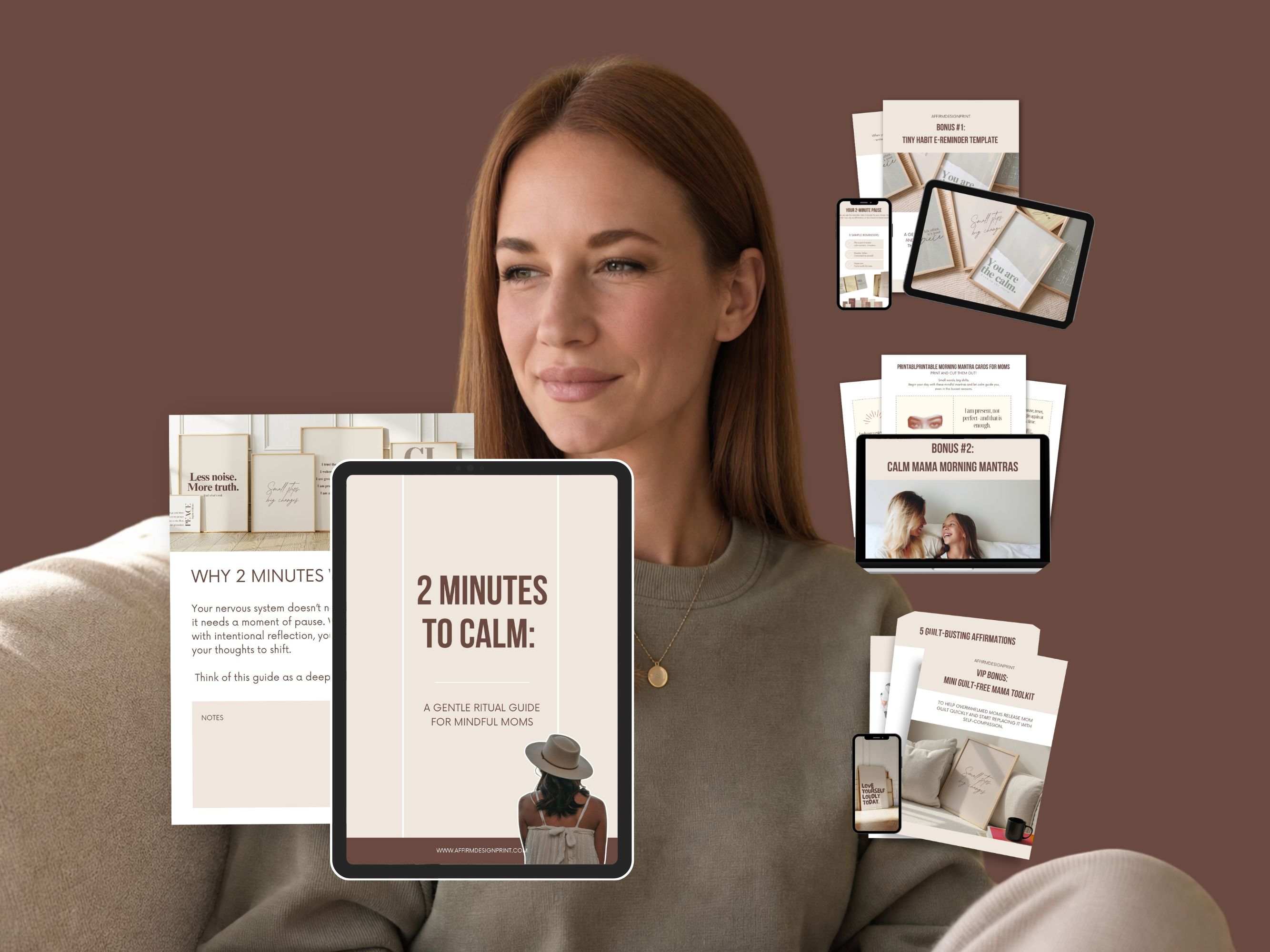 2 Minutes to Calm ebook for moms