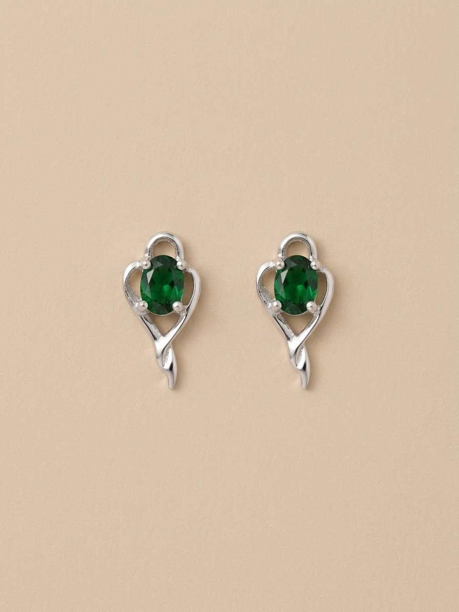 Puces d’oreilles collection émeraude