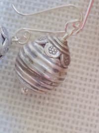 Boucles d’oreilles argent perles 2