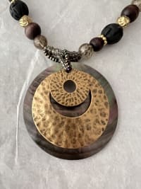 Collier nacre Vintage Coldwatter Creek 2