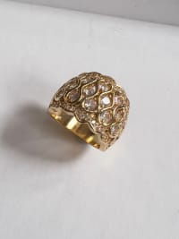 Bague jonc dorée 3