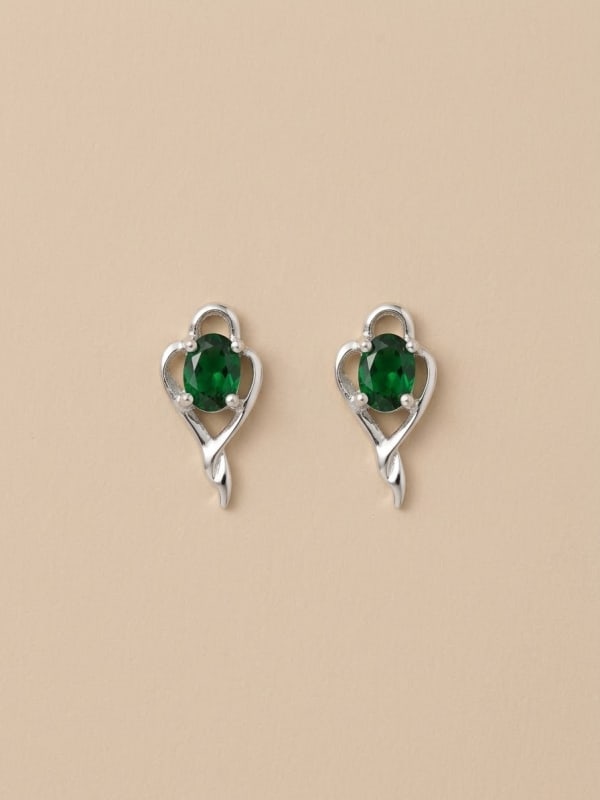 Puces d’oreilles collection émeraude