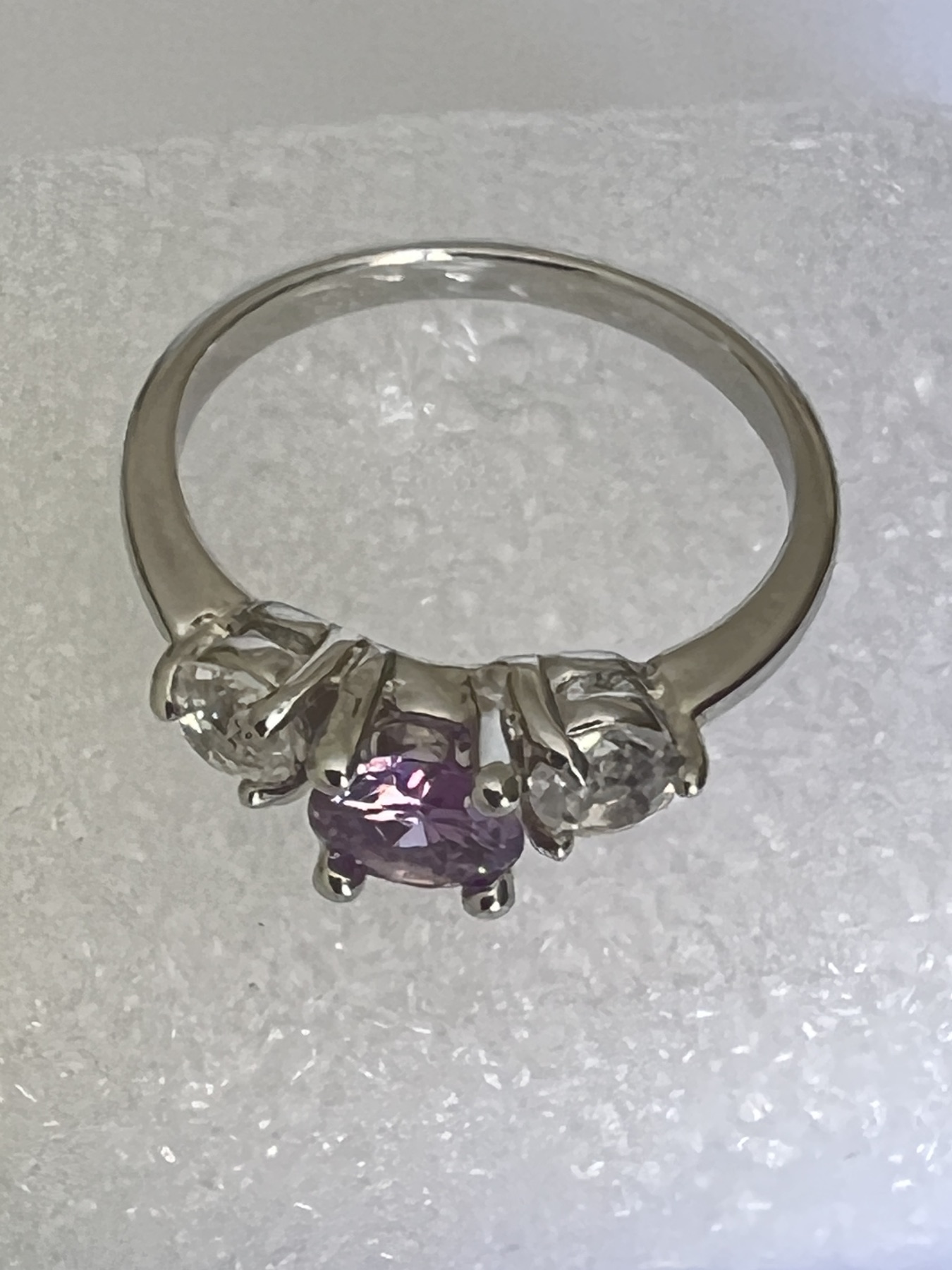 Bague Améthyste et Topaze