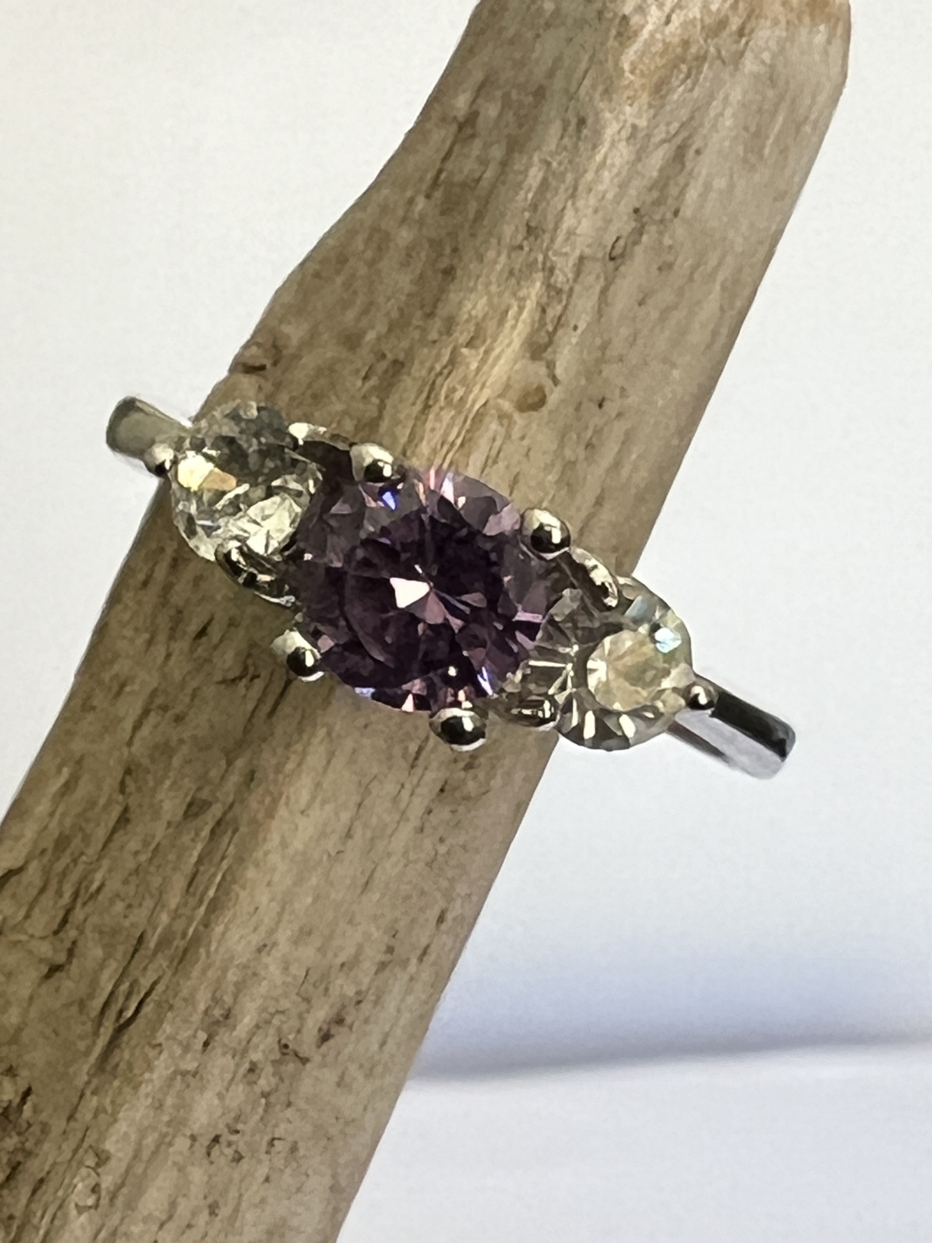 Bague Améthyste et Topaze  3
