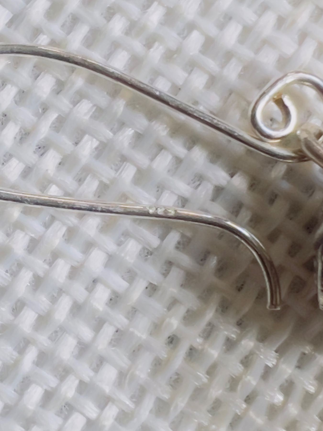 Boucles d’oreilles argent perles    3