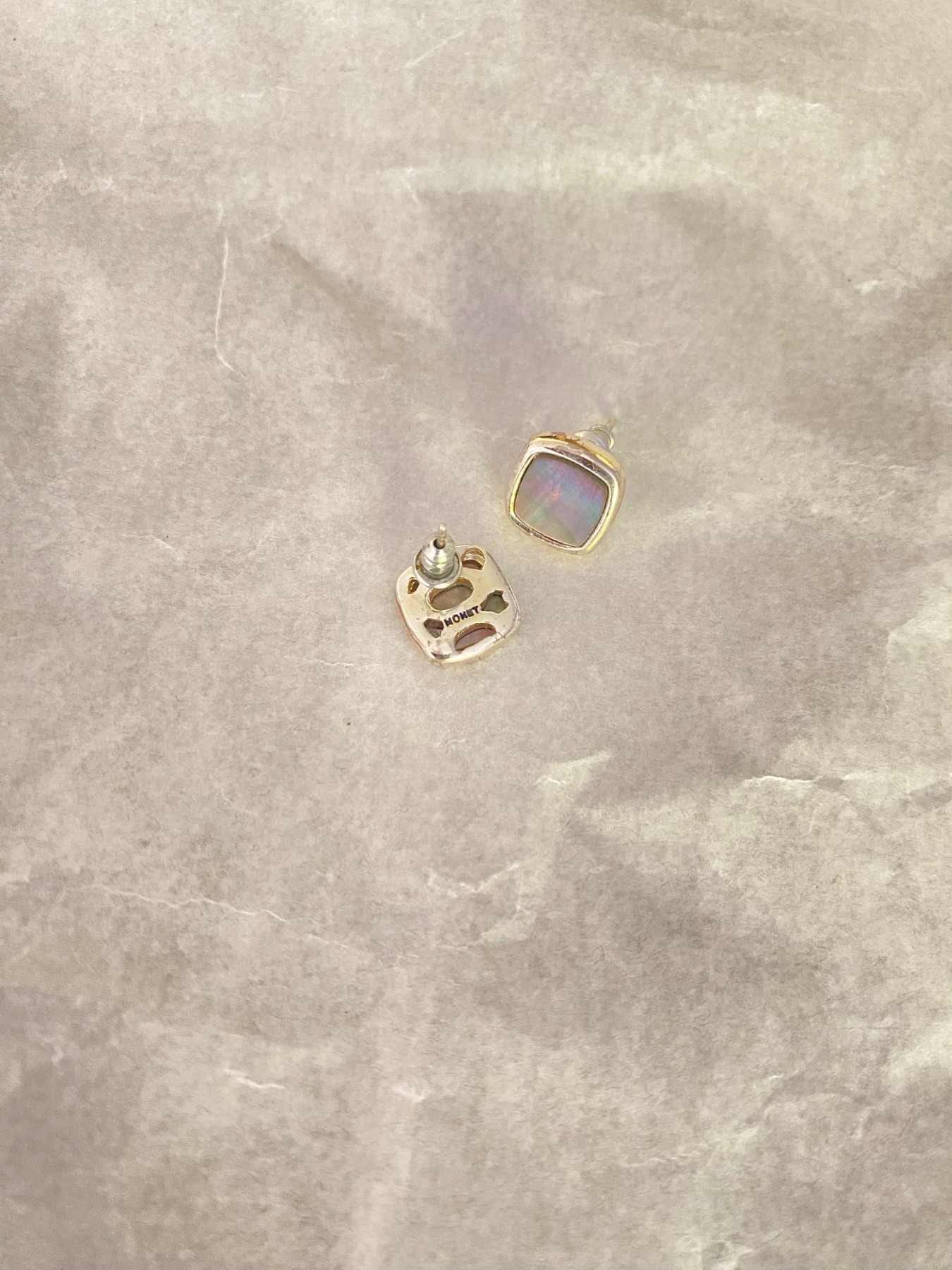Boucles d'oreilles Monet Nacre  4