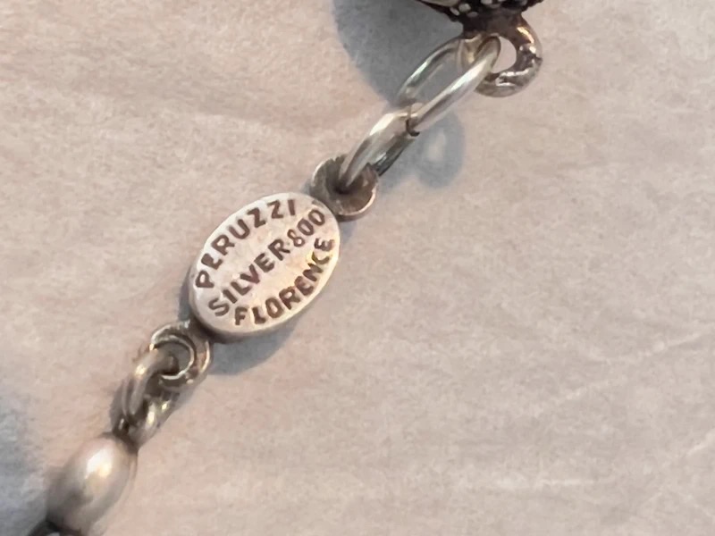 Collier argent 800 Fratelli Peruzzi filigrane 2