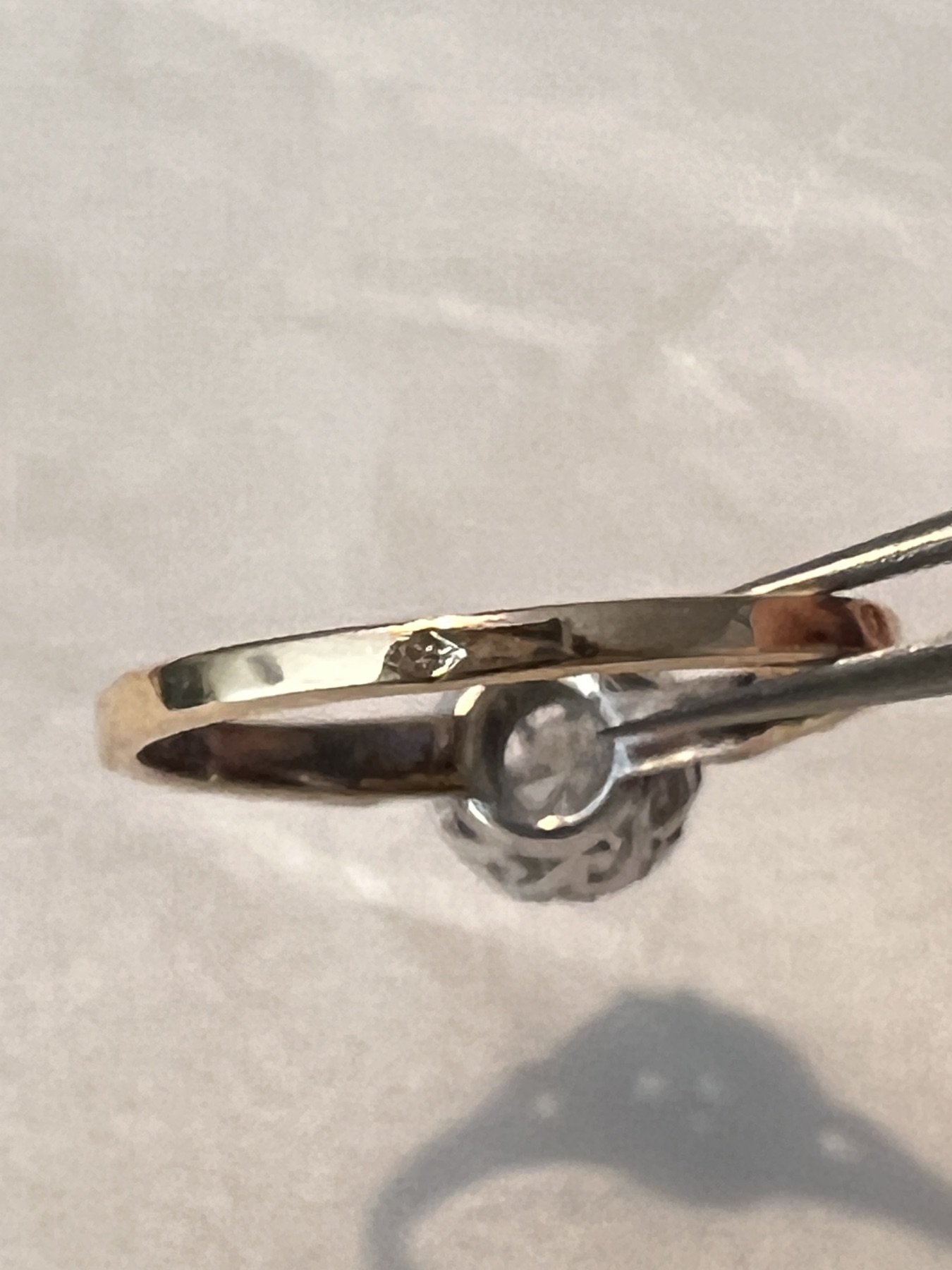 Bague solitaire 2 ors  2