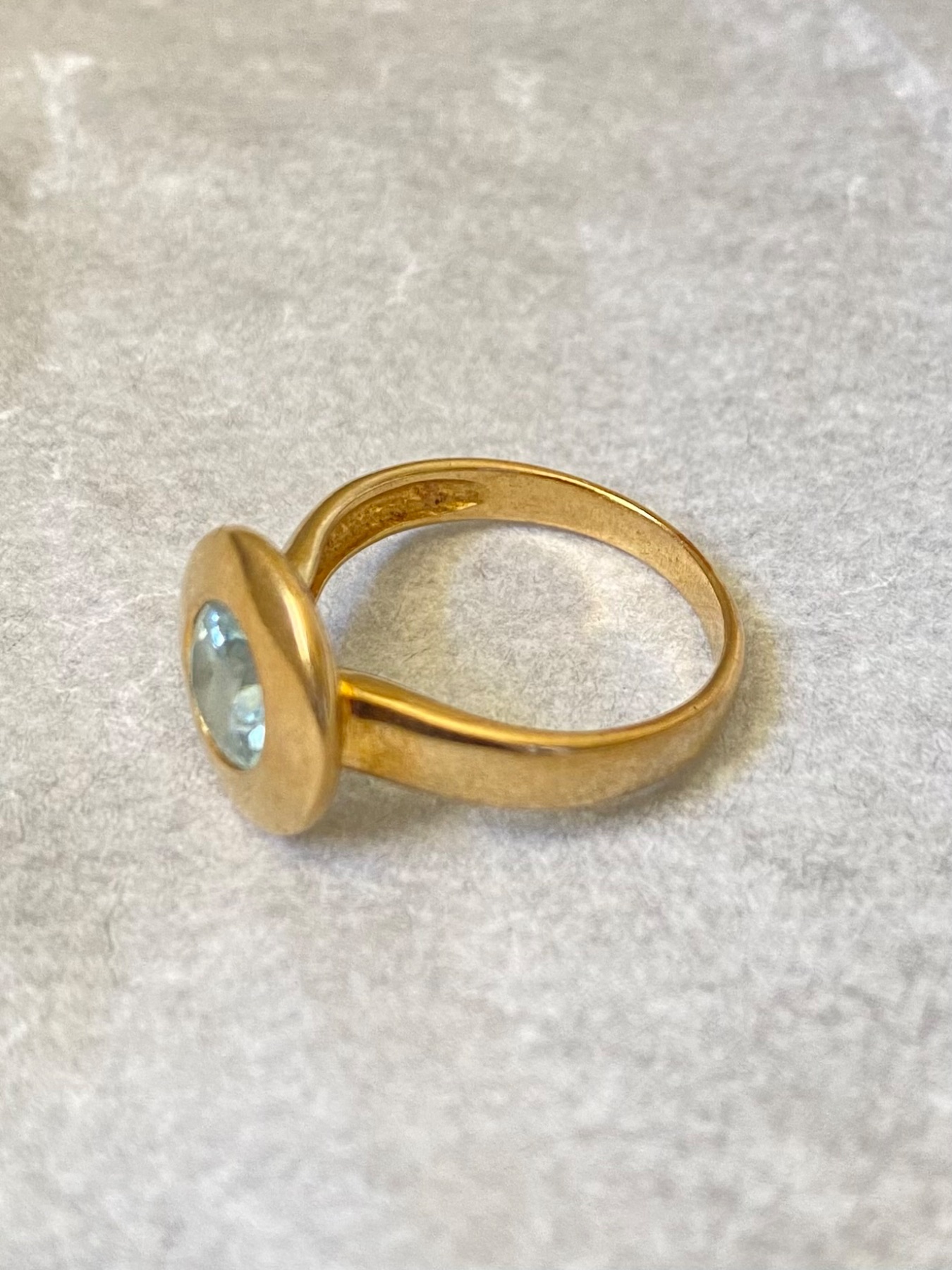 Bague topaze or jaune  2