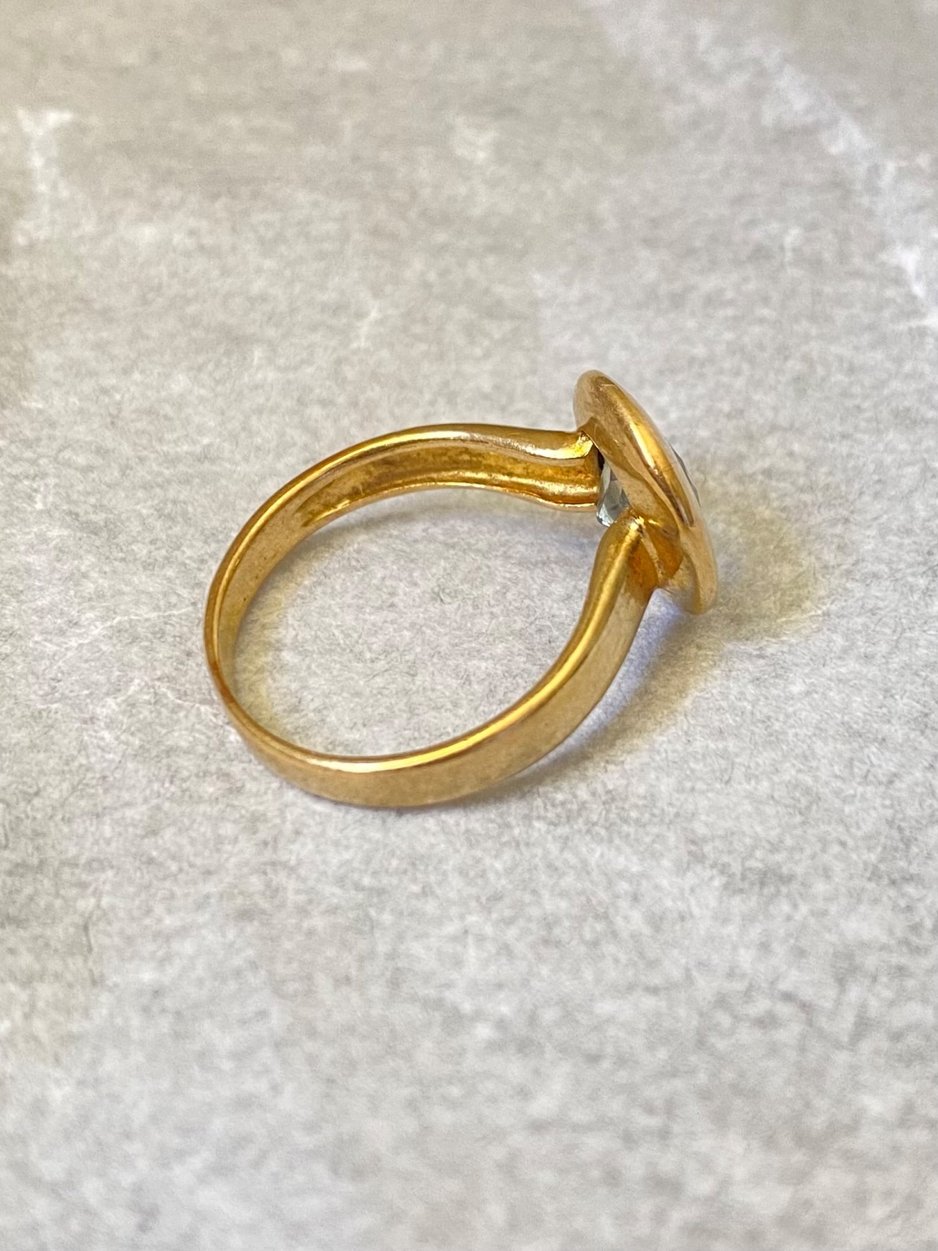 Bague topaze or jaune  3