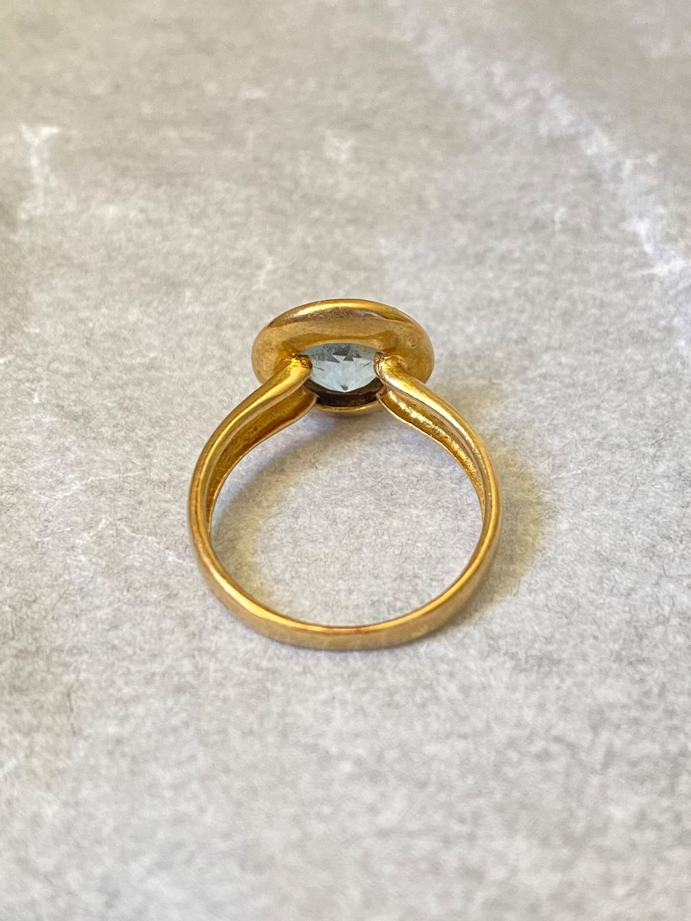 Bague topaze or jaune  4