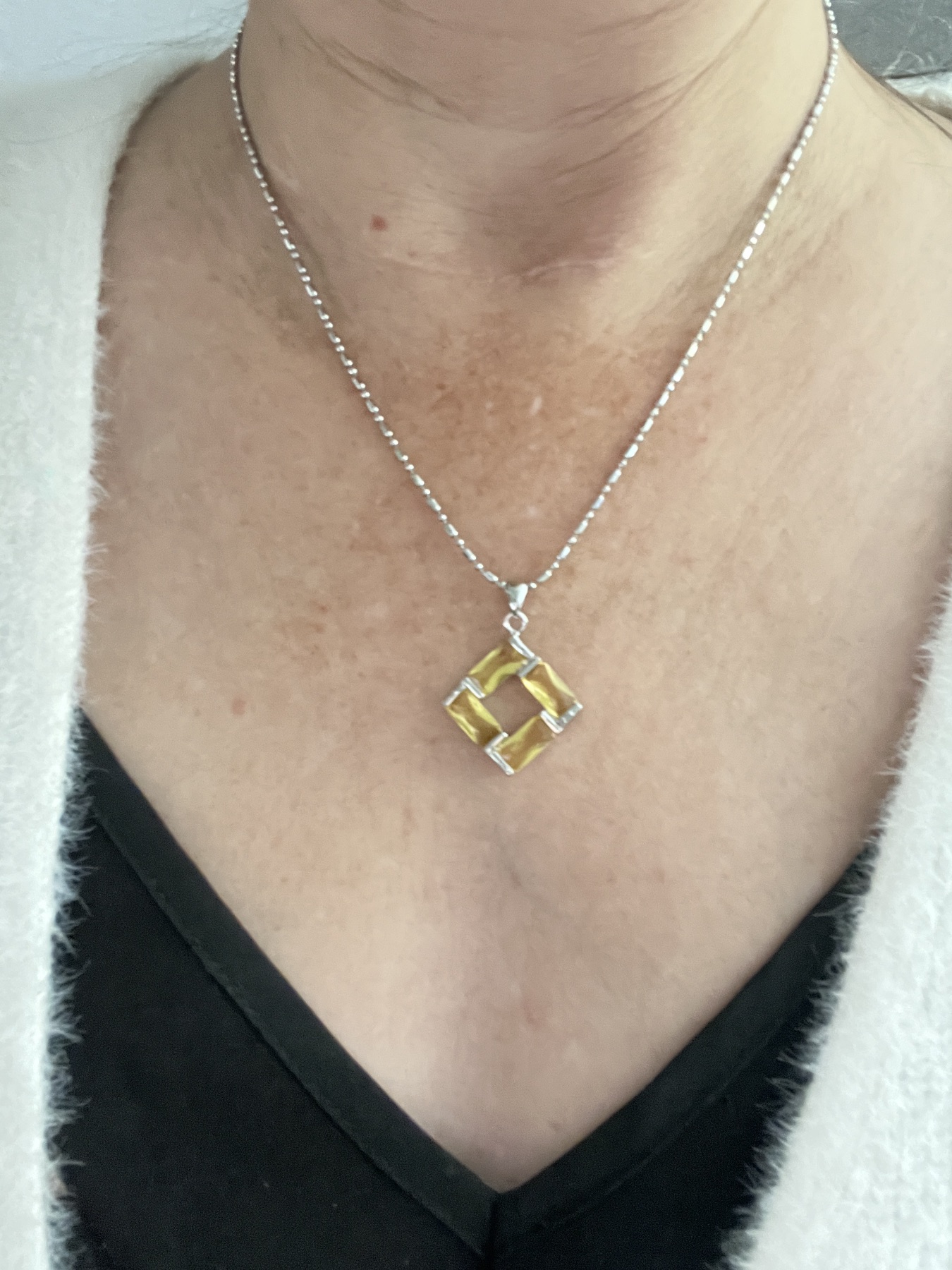 Pendentif Saphir Jaune Édition limitée