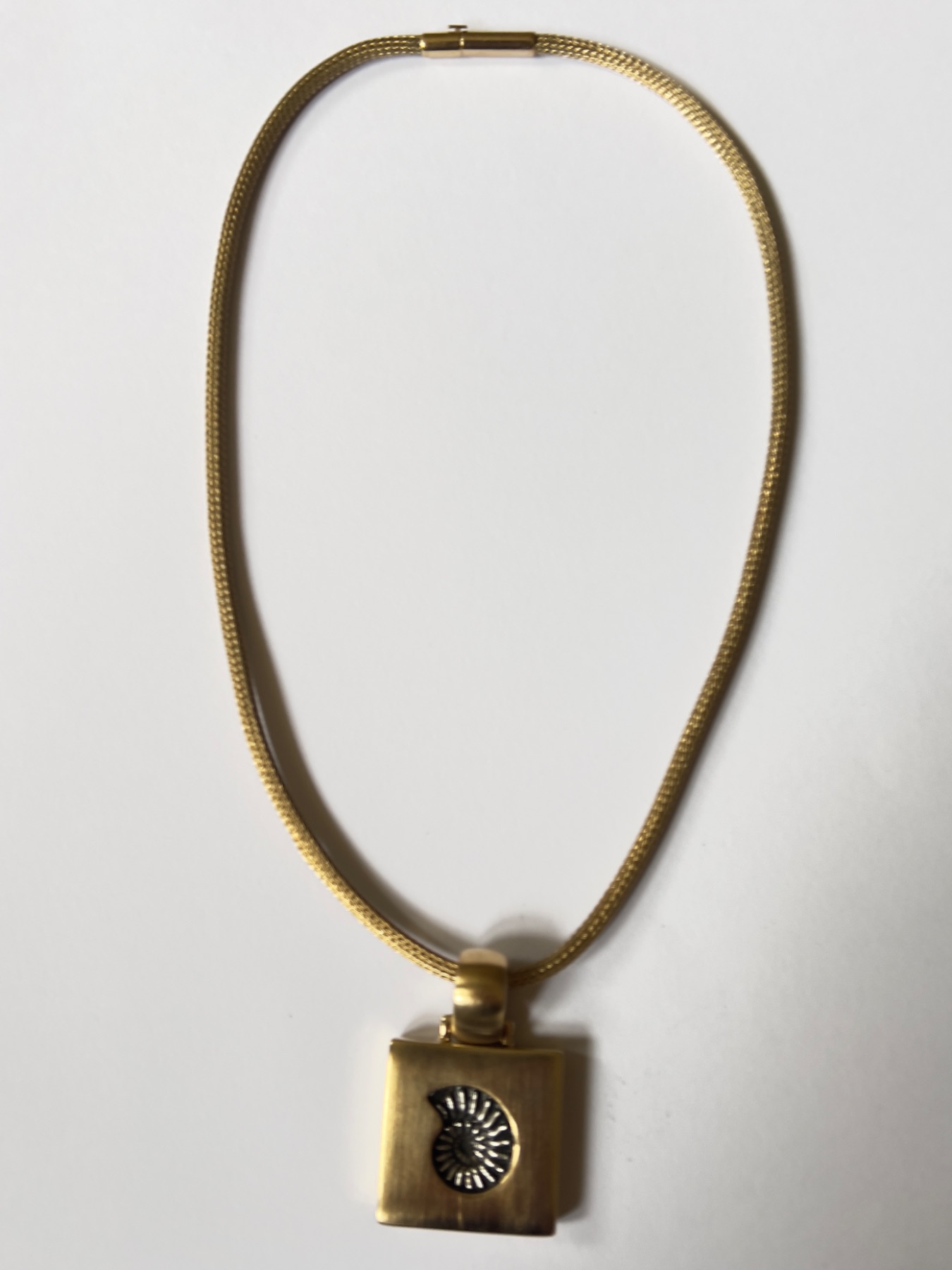 Collier amonite Pierre Lang  3