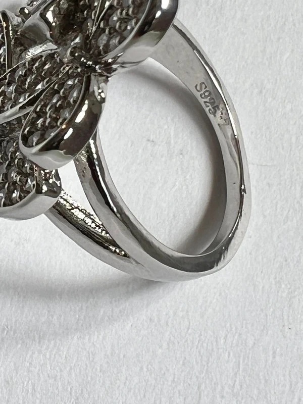 Bague Papillon en Argent 925 3