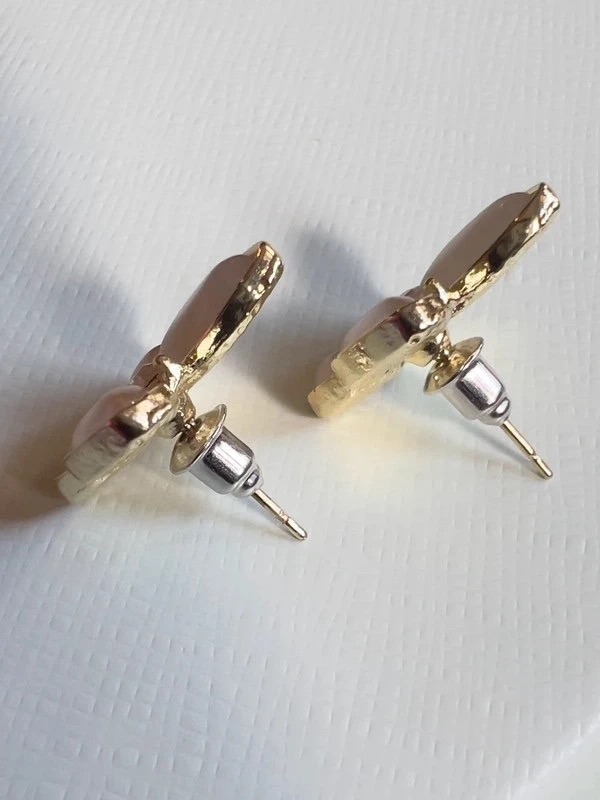Boucles d’oreilles papillon doré  2