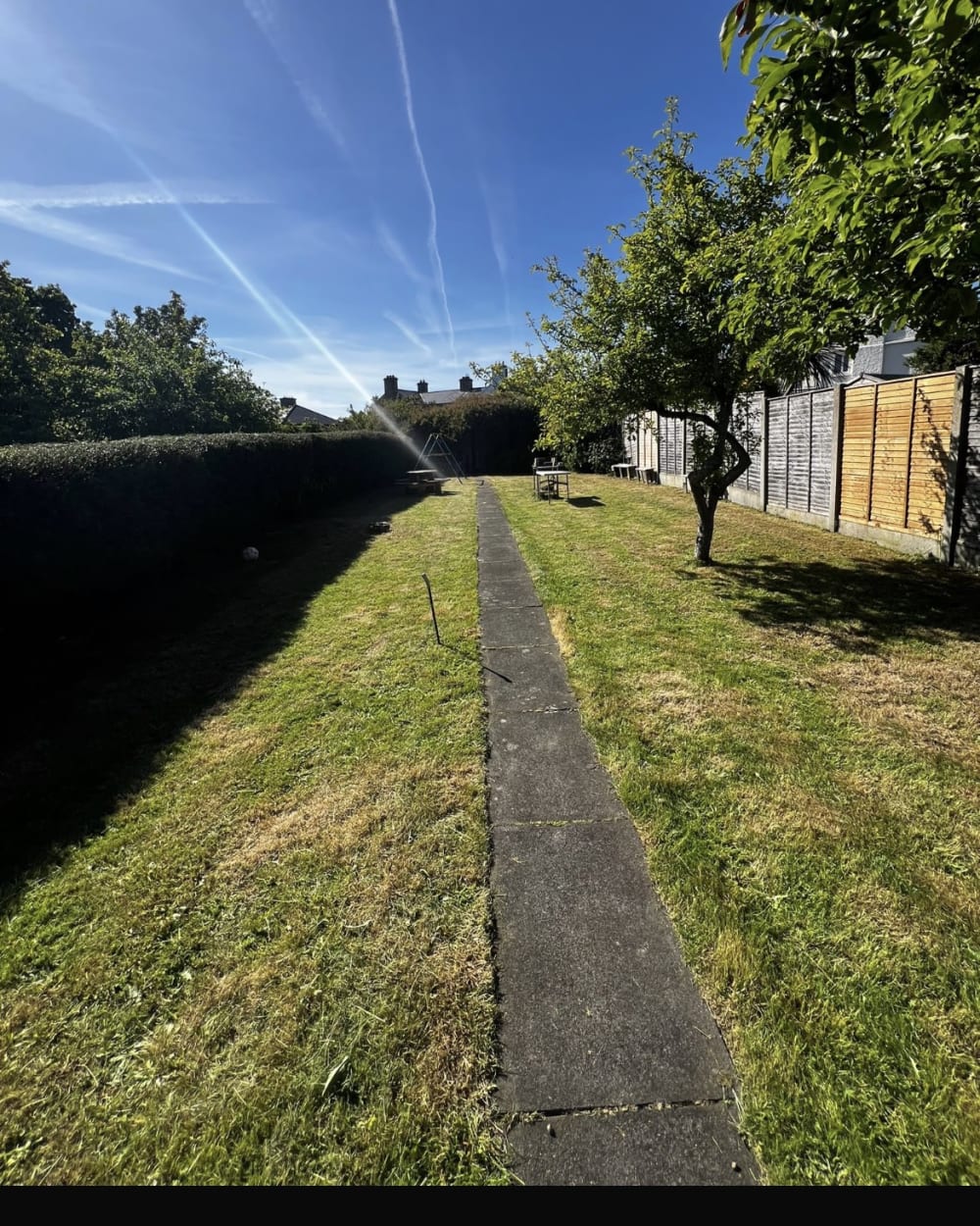After landscaping