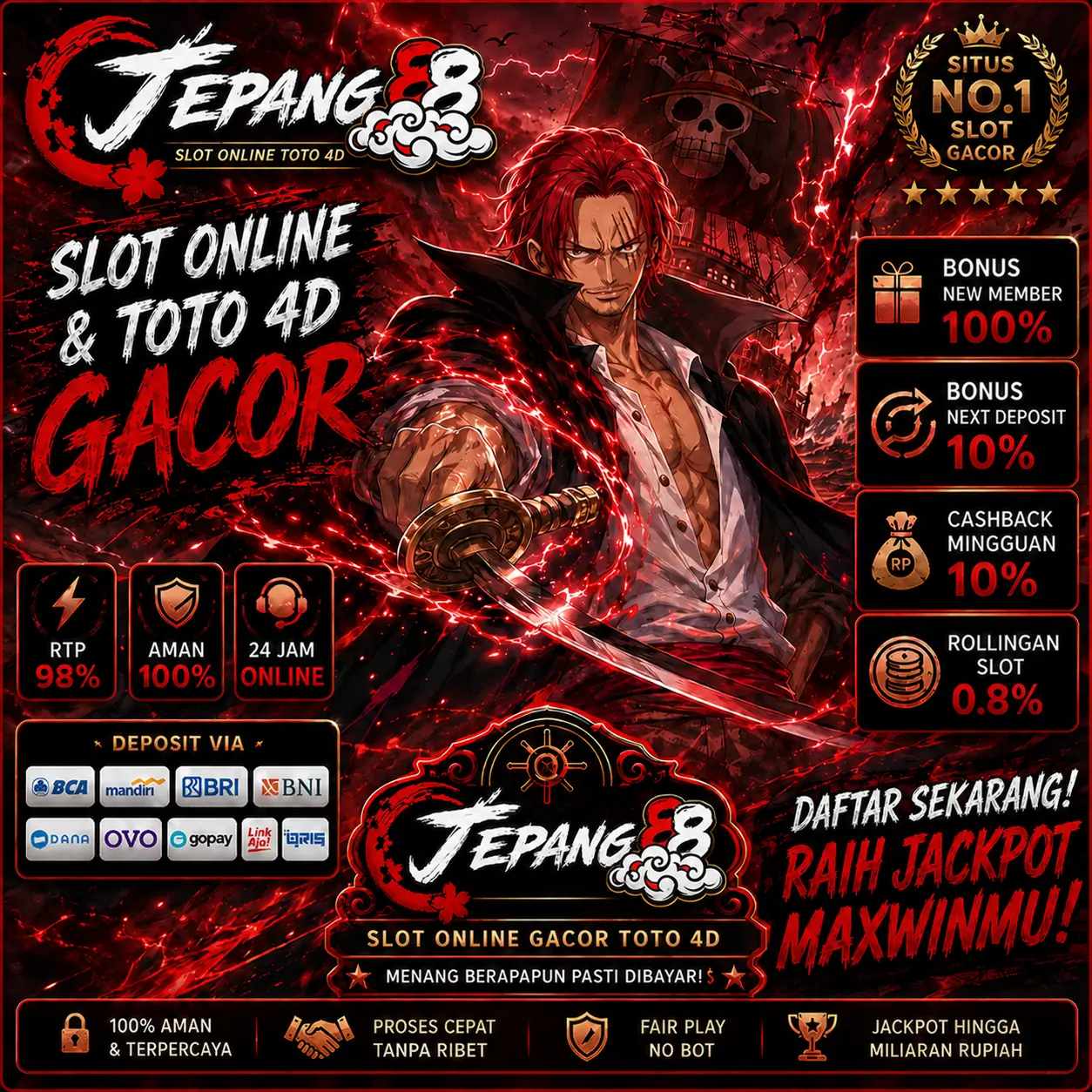 JEPANG88 - Layanan Slot Online & Toto 4d Gacor Resmi Terpercaya 2026