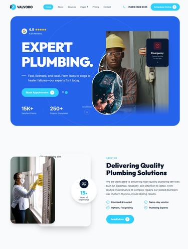 Plumbing work