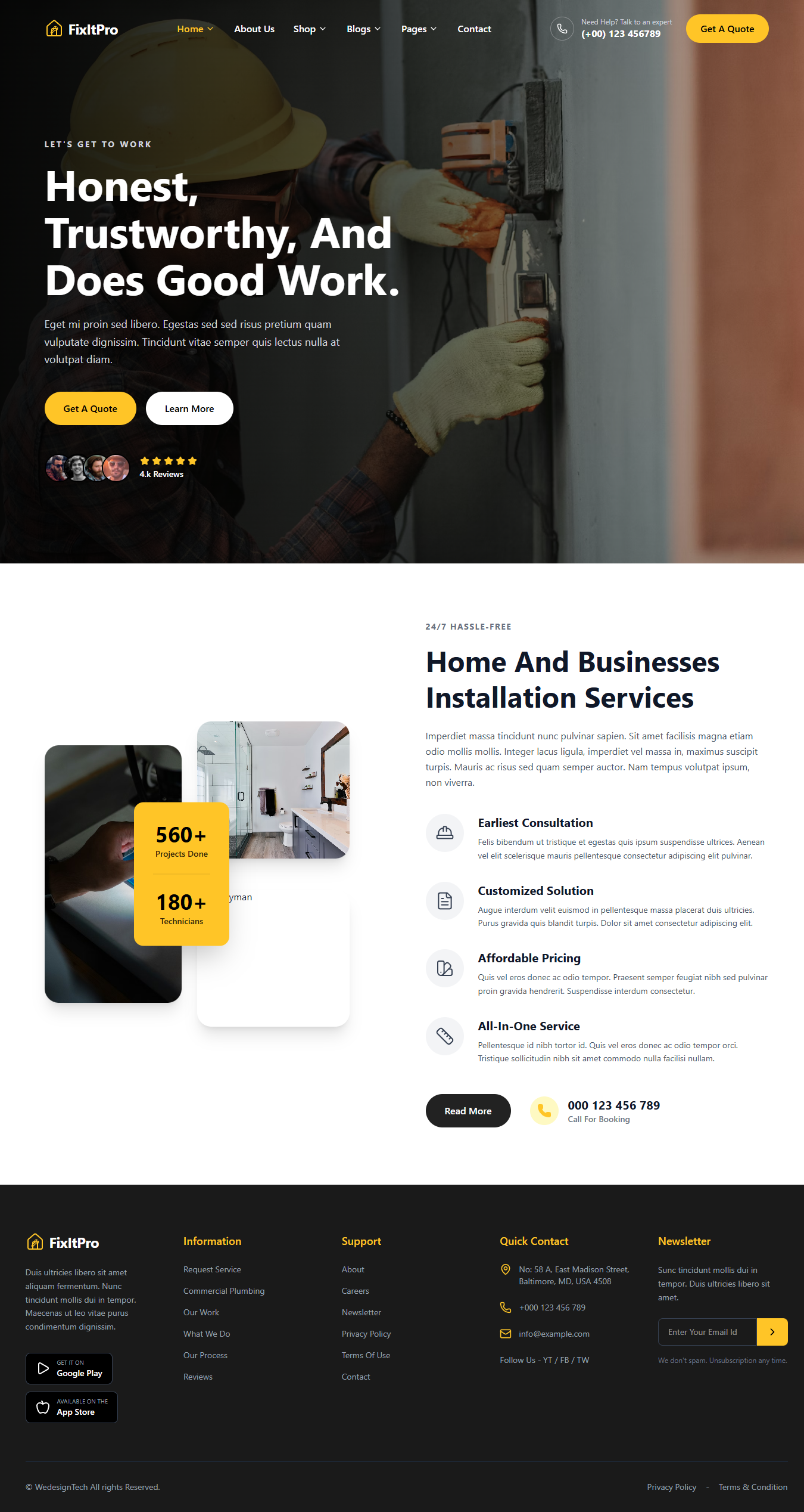 Reliable Handyman Co. Preview