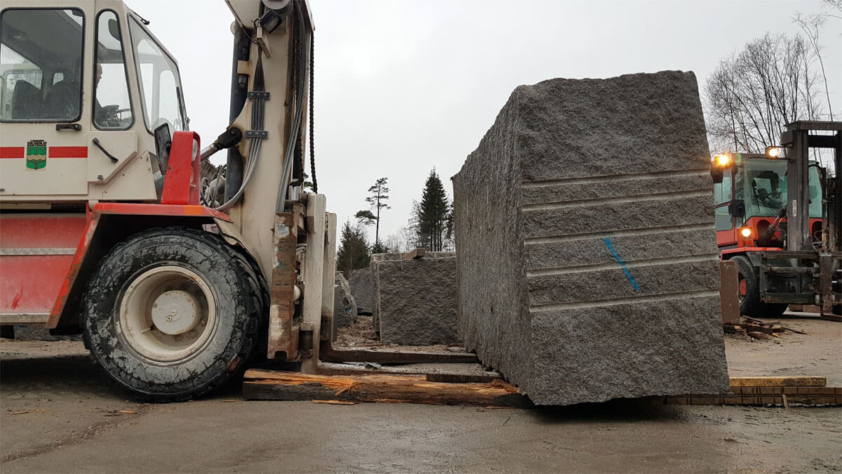 blok Noors graniet