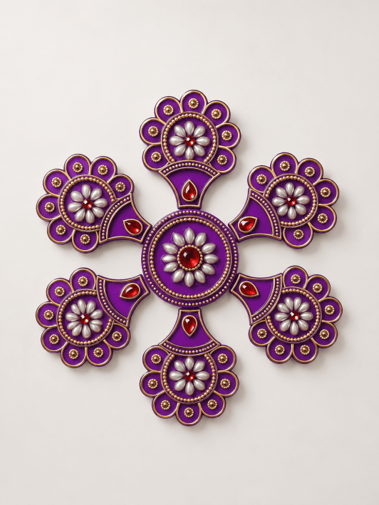 Opaque rangoli