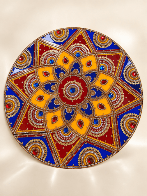 Acrylic Rangoli | 33 Pcs | 18 inch