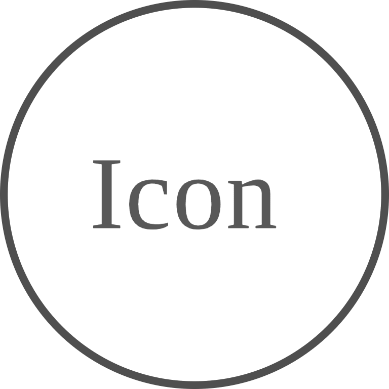 3 Col Icon – left or center or right