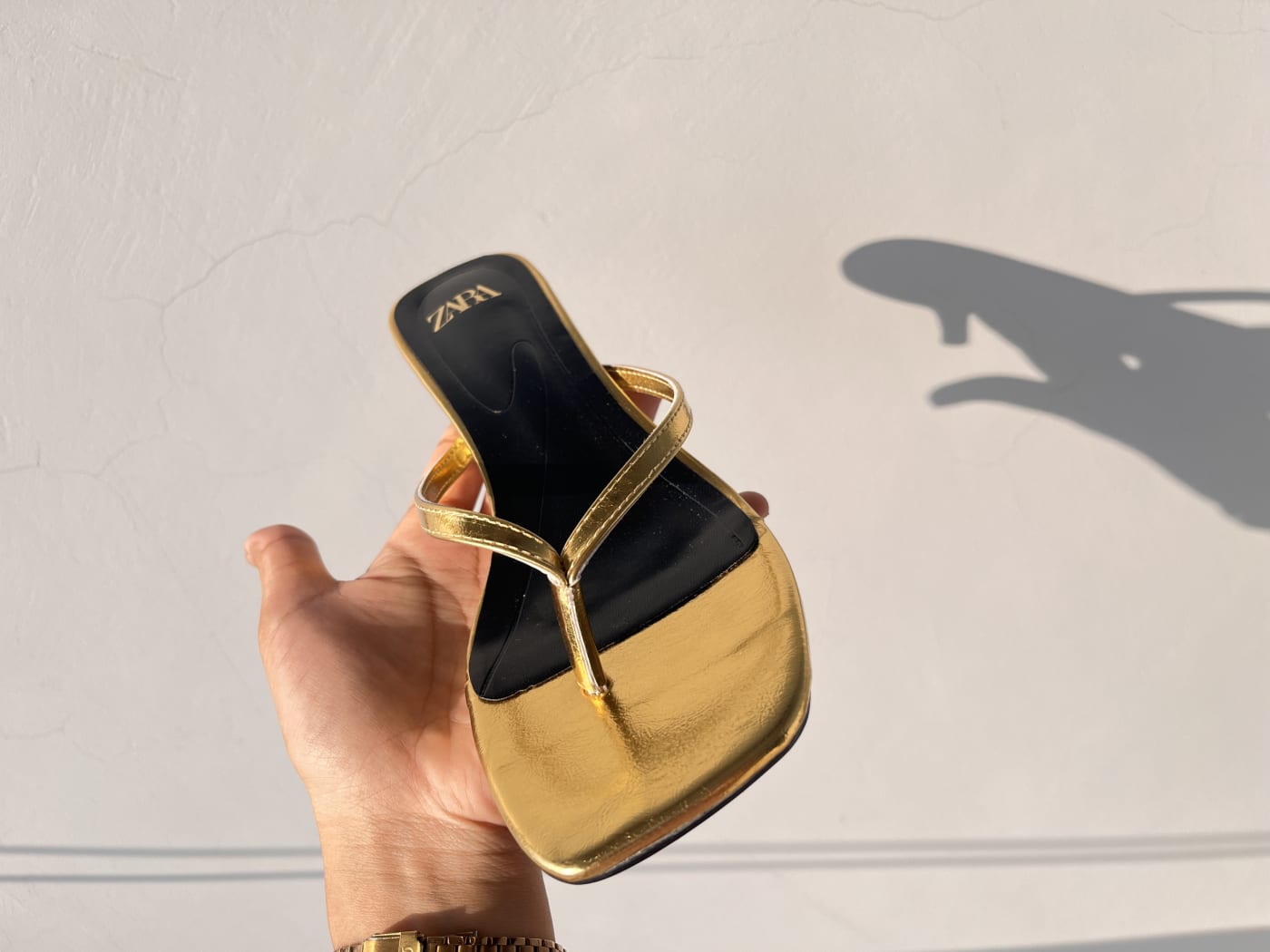 Zara kitten sandals