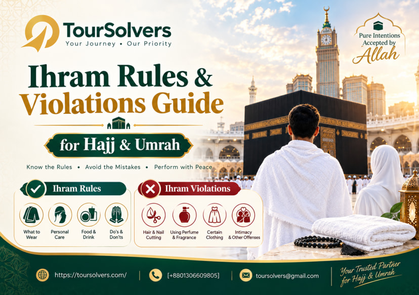 Ihram Rules and Violations: Complete Guide for Hajj and Umrah Pilgrims