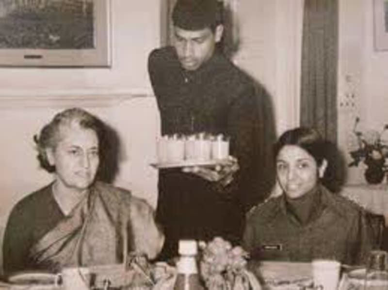 Indira Gandhi at Hotel Sagar
