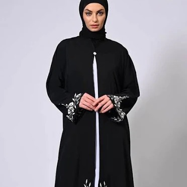 Embroidered Enchantment Graceful Abaya