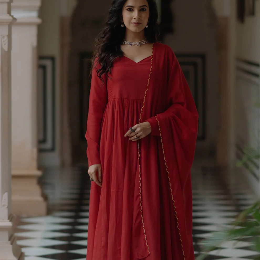 Plain Kurti Set