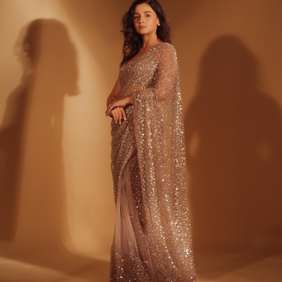 Embroidered Saree