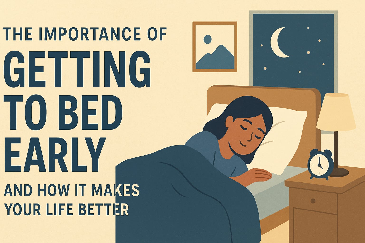 The importance of an early bedtime