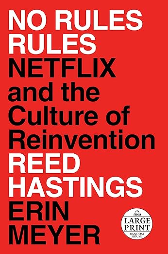 Book summary for No Rules Rules by Reed Hastings