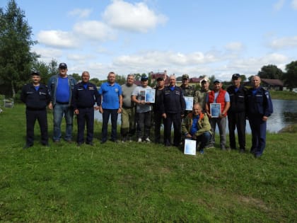 Соревнования по спортивной рыбалке среди спасателей округа