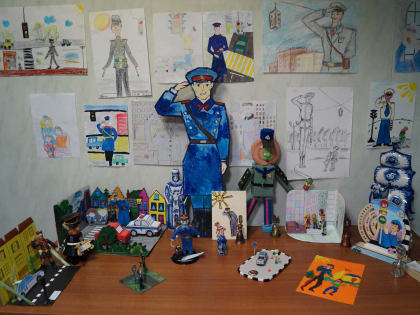 Полиция Люберец приглашает юных художников принять участие в конкурсе детского творчества