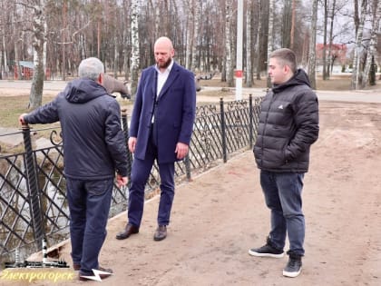 Побывали на объекте благоустройства - Ротонда! Это один из первых объектов, которые мы начинаем в этом строительном сезоне