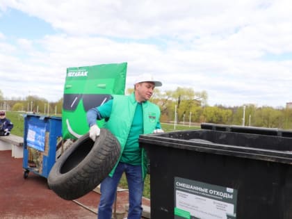 Акция "Мегасубботник" в Воскресенске