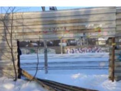 В Люберцах восстановили более 20 м поломанных ограждений на участках железной дороги