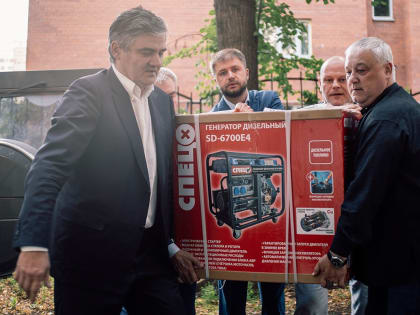 Депутаты Люберец передали генератор для артиллеристов