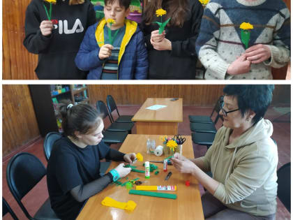 Богородцы делали одуванчики